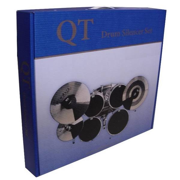 QT American Fusion Silencer Boxed Set 22" Drum Silencer Pads Abbey