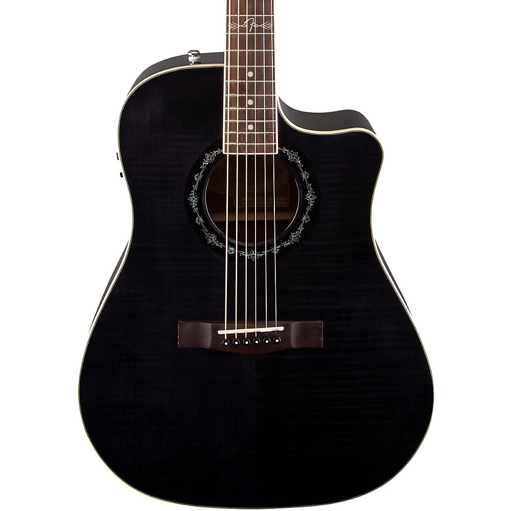 Fender TBucket 300CE Dreadnought Electro Acoustic Cutaway Guitar Trans