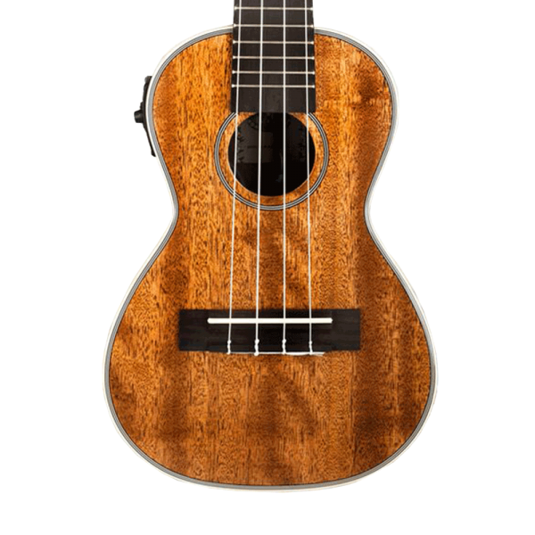 Kala KACGE Ukulele Gloss Mahogany Concert With EQ and Tuner Abbey