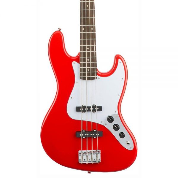 Squier-Affinity-Jazz-Bass-Rosewood-Fretboard-Race-Red